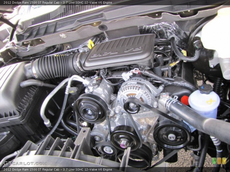 3.7 Liter SOHC 12-Valve V6 Engine for the 2012 Dodge Ram 1500 #56532203