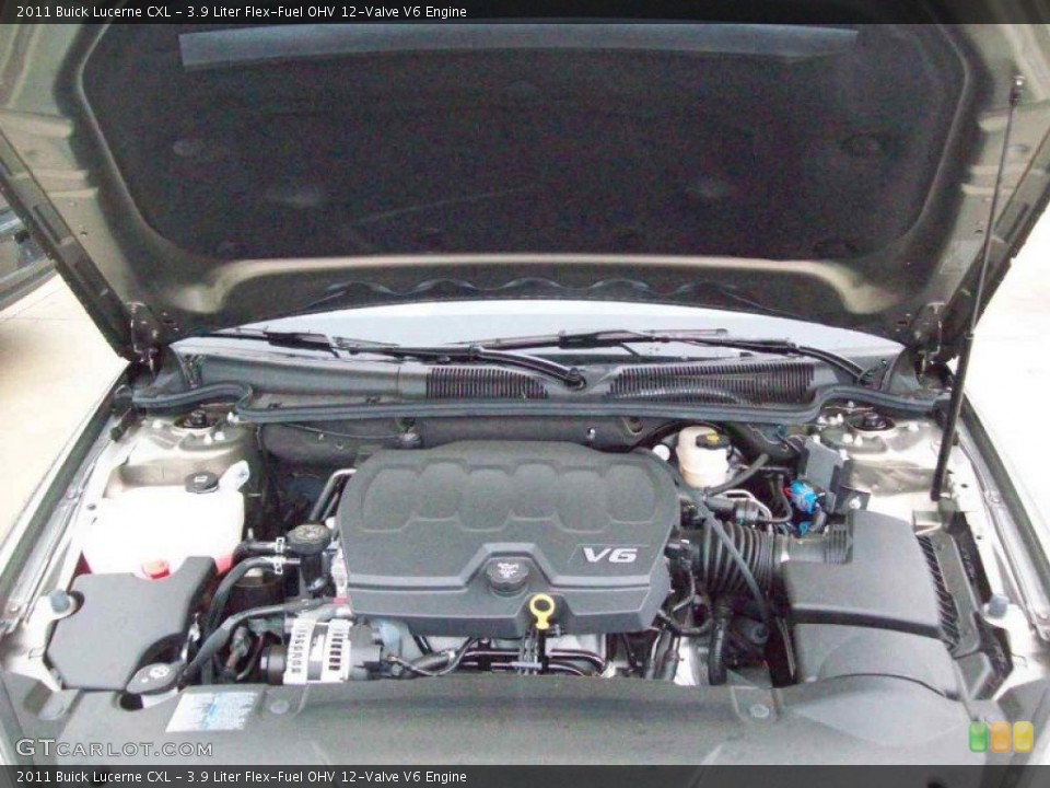 3.9 Liter Flex-Fuel OHV 12-Valve V6 Engine for the 2011 Buick Lucerne #56532407