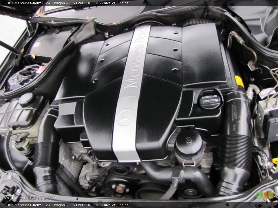 2.6 Liter SOHC 18-Valve V6 Engine for the 2004 Mercedes-Benz C #56532658