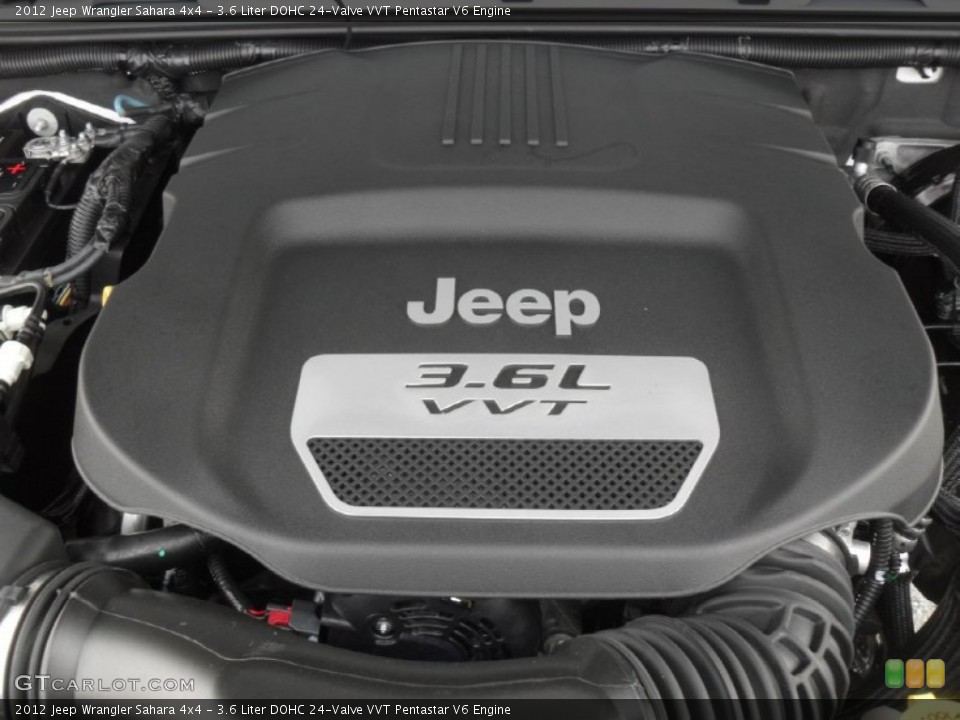 3.6 Liter DOHC 24-Valve VVT Pentastar V6 Engine for the 2012 Jeep Wrangler #56546260