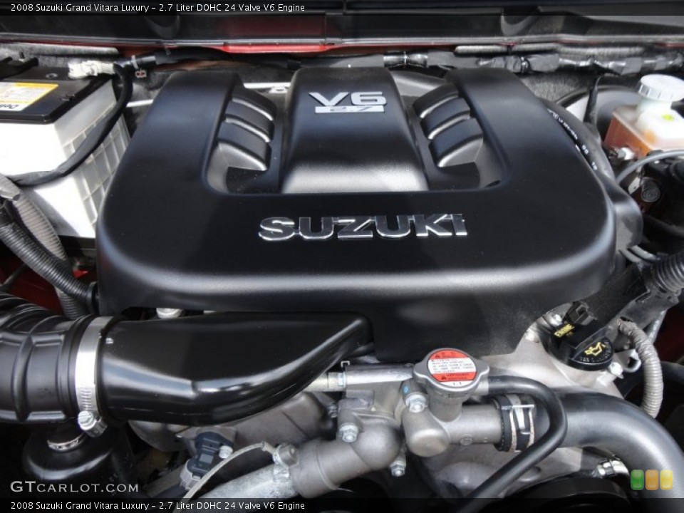 2.7 Liter DOHC 24 Valve V6 2008 Suzuki Grand Vitara Engine