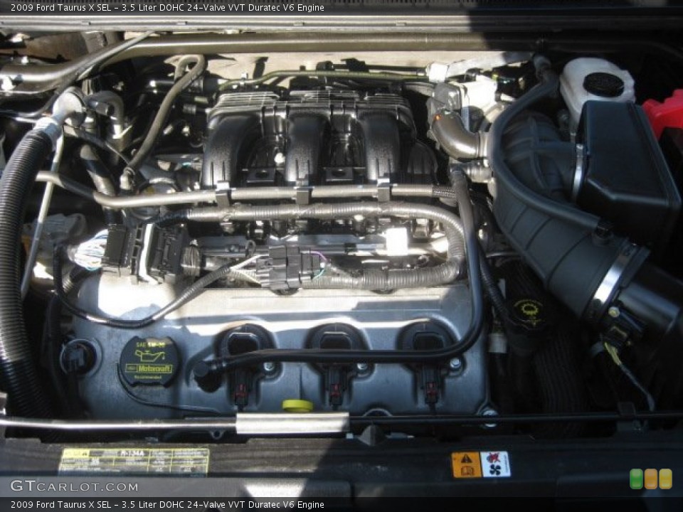 3.5 Liter DOHC 24-Valve VVT Duratec V6 Engine for the 2009 Ford Taurus X #56558590