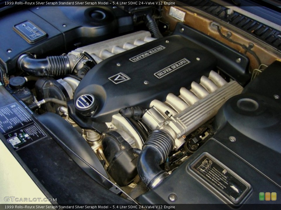 5.4 Liter SOHC 24-Valve V12 Engine for the 1999 Rolls-Royce Silver Seraph #56571536
