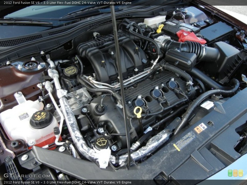 3.0 Liter Flex-Fuel DOHC 24-Valve VVT Duratec V6 Engine for the 2012 Ford Fusion #56578861