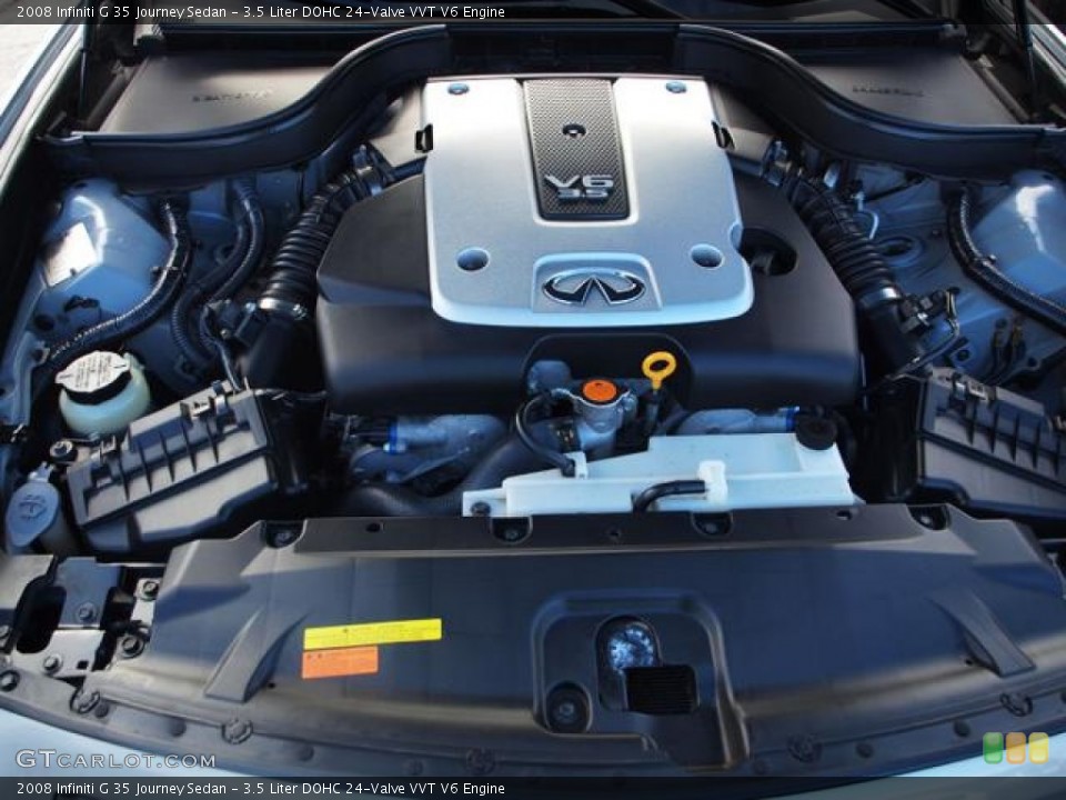 3.5 Liter DOHC 24-Valve VVT V6 2008 Infiniti G Engine