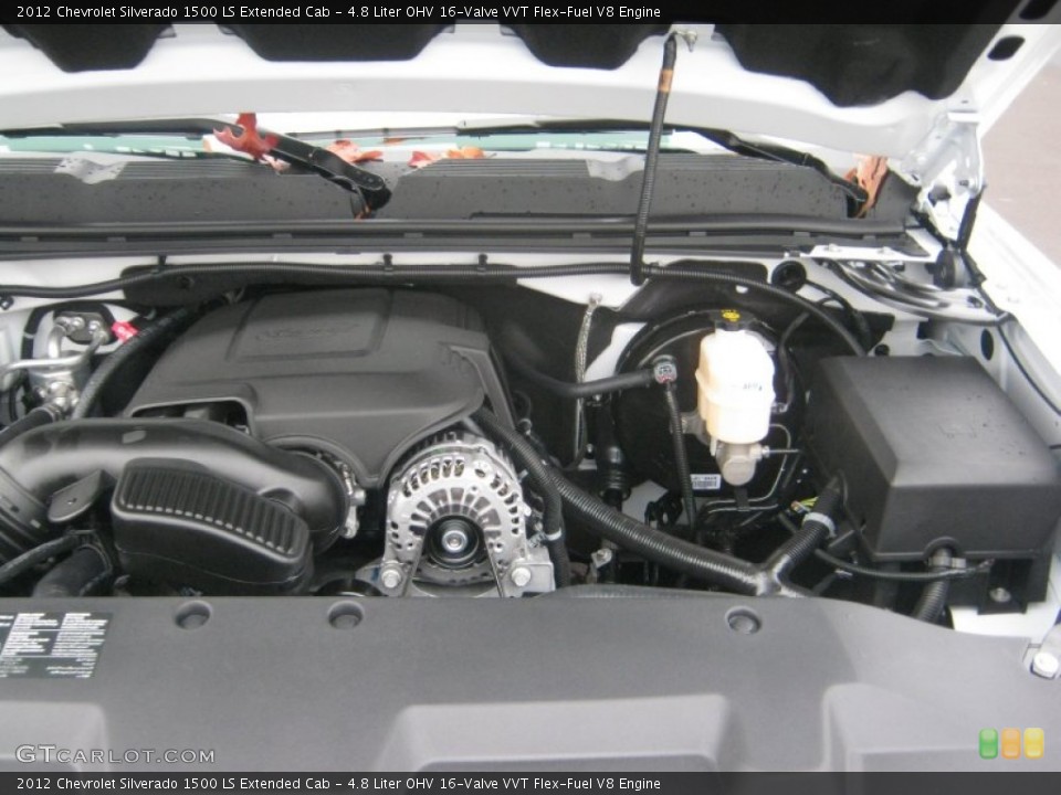 4.8 Liter OHV 16-Valve VVT Flex-Fuel V8 Engine for the 2012 Chevrolet Silverado 1500 #56591634