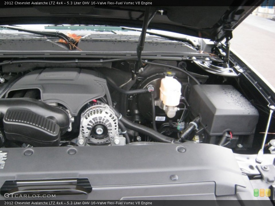 5.3 Liter OHV 16-Valve Flex-Fuel Vortec V8 Engine for the 2012 Chevrolet Avalanche #56592141
