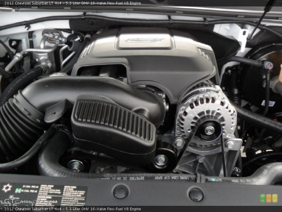 5.3 Liter OHV 16-Valve Flex-Fuel V8 Engine for the 2012 Chevrolet Suburban #56596086