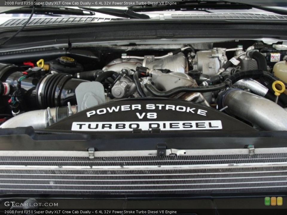 6.4L 32V Power Stroke Turbo Diesel V8 Engine for the 2008 Ford F350 Super Duty #56600361