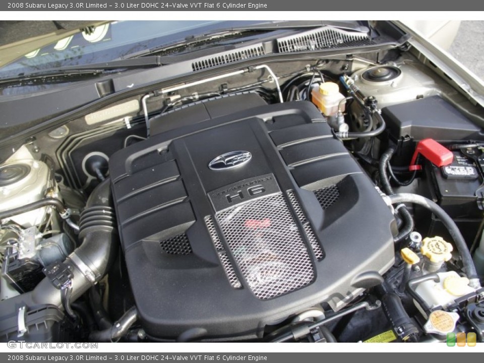 3.0 Liter DOHC 24-Valve VVT Flat 6 Cylinder Engine for the 2008 Subaru Legacy #56600862