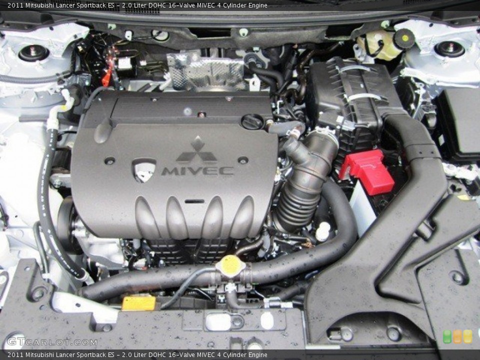 2.0 Liter DOHC 16-Valve MIVEC 4 Cylinder Engine for the 2011 Mitsubishi Lancer #56613095
