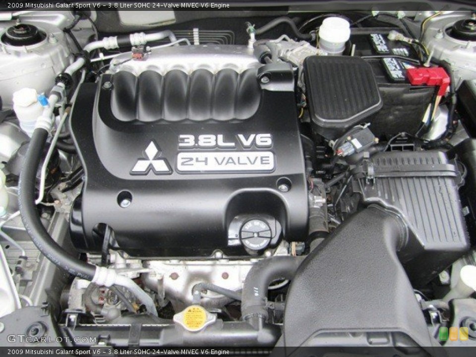 3.8 Liter SOHC 24-Valve MIVEC V6 Engine for the 2009 Mitsubishi Galant #56614873