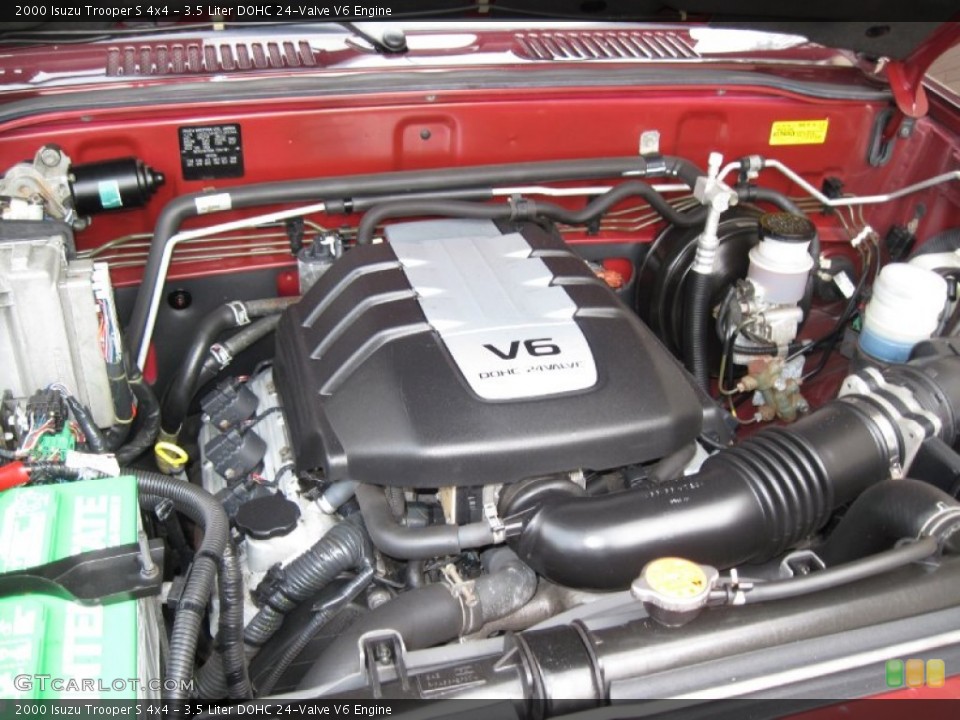 3.5 Liter DOHC 24-Valve V6 Engine for the 2000 Isuzu Trooper #56631042