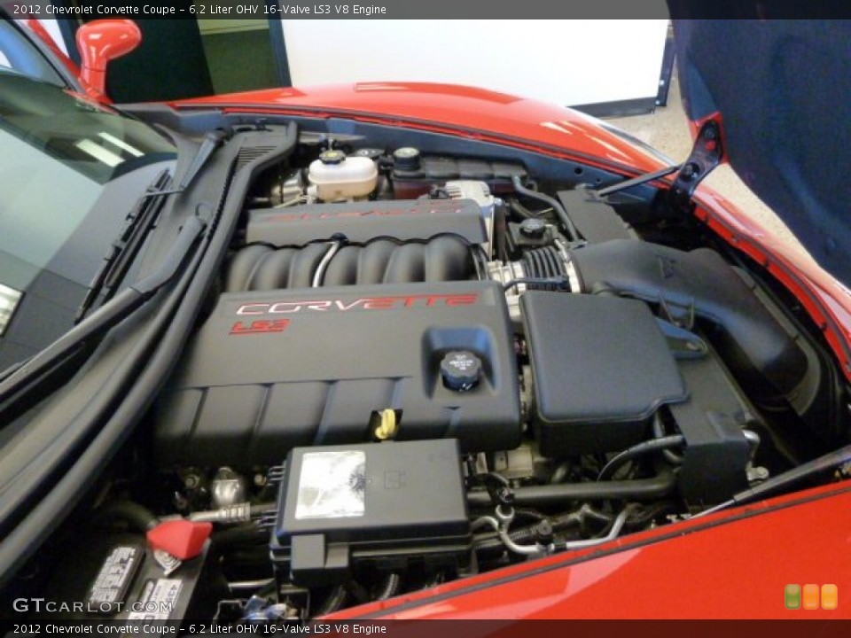 6.2 Liter OHV 16-Valve LS3 V8 Engine for the 2012 Chevrolet Corvette #56639955