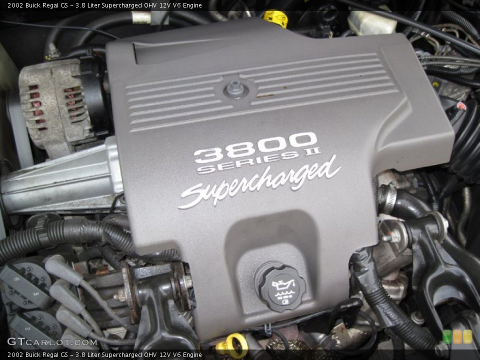 3.8 Liter Supercharged OHV 12V V6 Engine for the 2002 Buick Regal #56650670