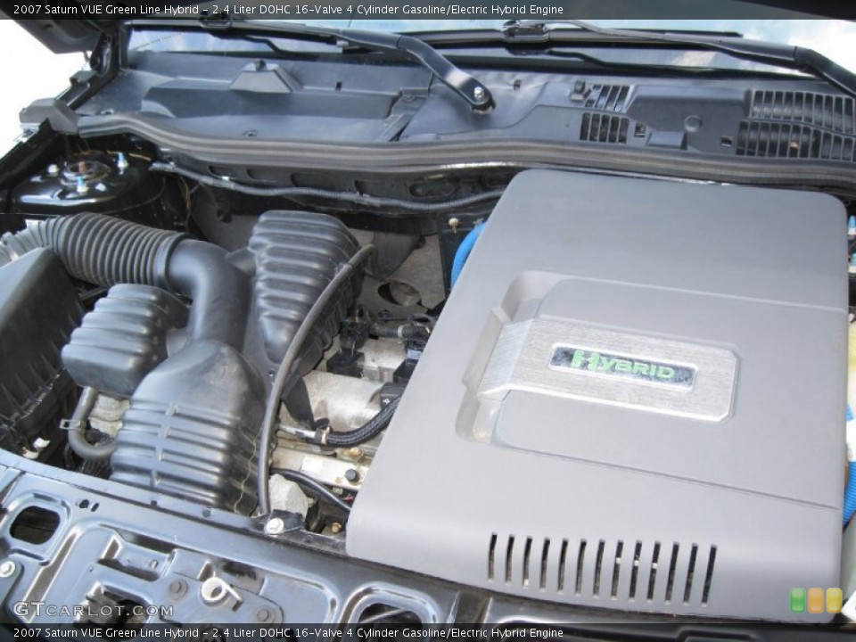 2.4 Liter DOHC 16-Valve 4 Cylinder Gasoline/Electric Hybrid 2007 Saturn VUE Engine