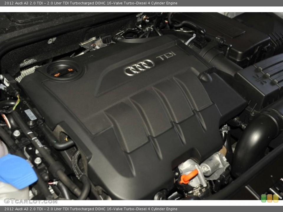 2.0 Liter TDI Turbocharged DOHC 16-Valve Turbo-Diesel 4 Cylinder Engine for the 2012 Audi A3 #56655471