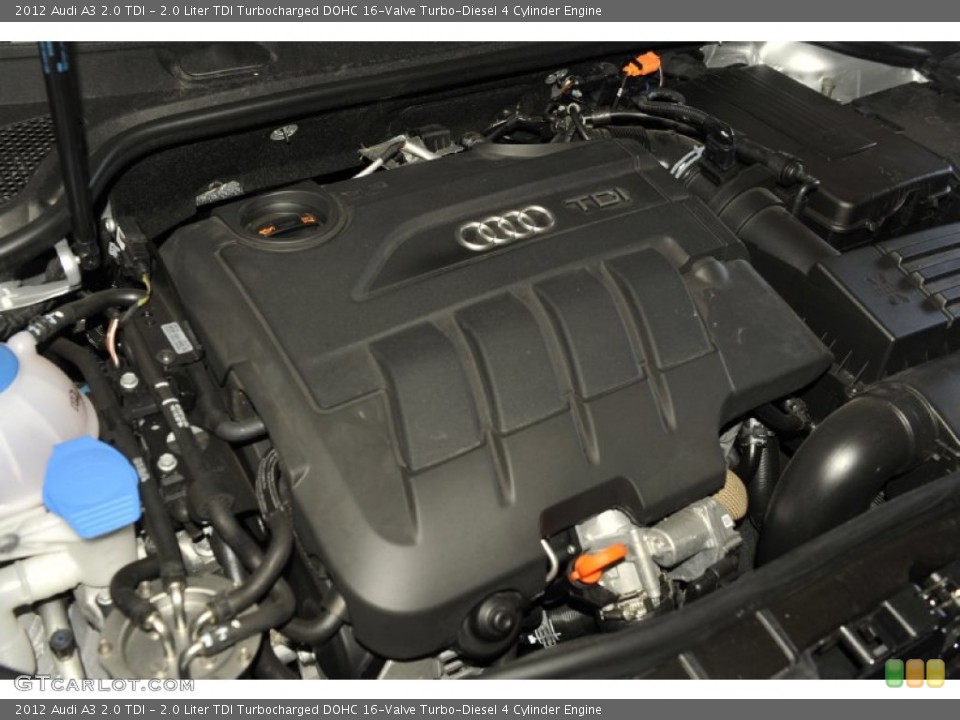 2.0 Liter TDI Turbocharged DOHC 16-Valve Turbo-Diesel 4 Cylinder Engine for the 2012 Audi A3 #56656053
