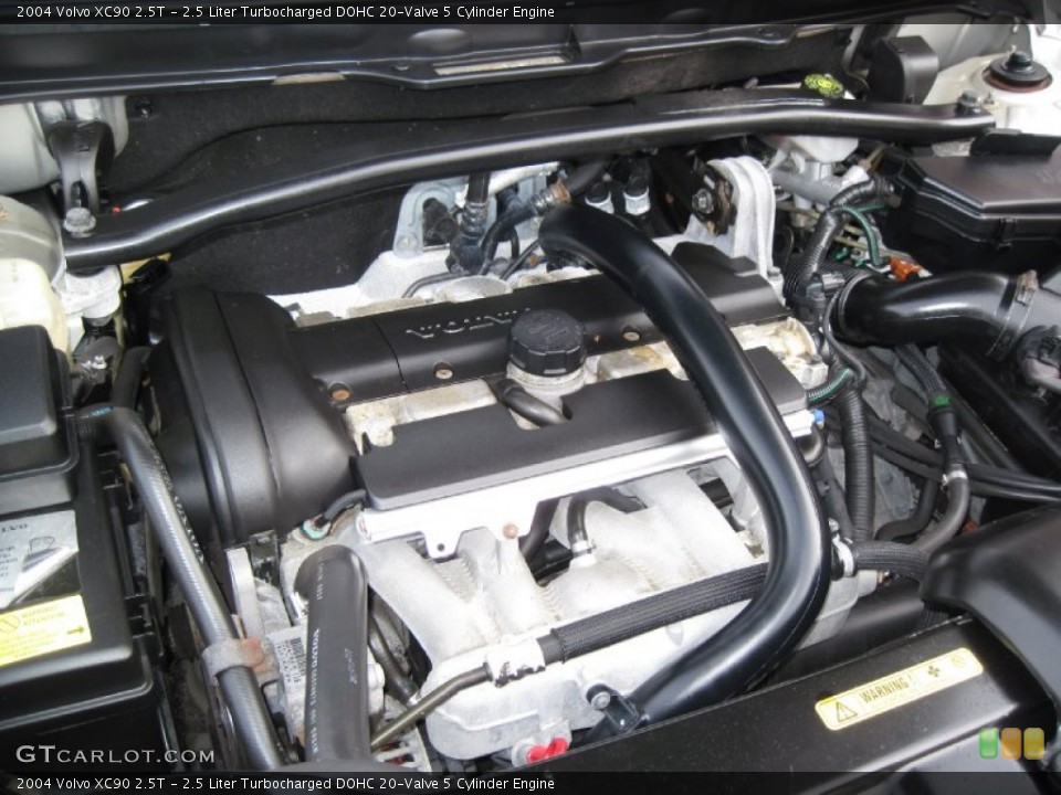 2.5 Liter Turbocharged DOHC 20-Valve 5 Cylinder Engine for the 2004 Volvo XC90 #56660277