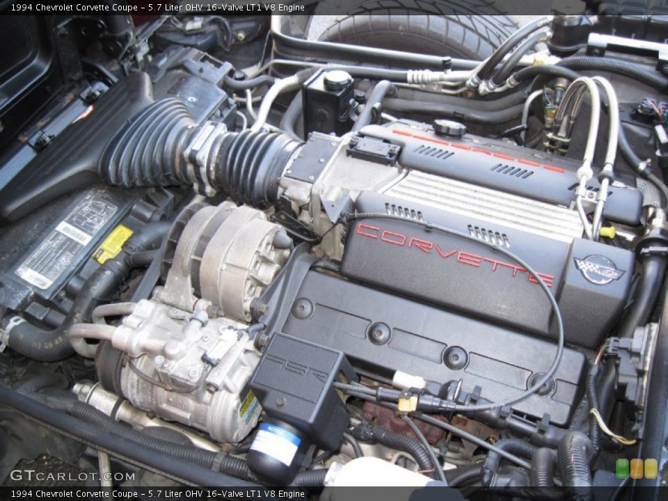 5.7 Liter OHV 16-Valve LT1 V8 Engine for the 1994 Chevrolet Corvette #56664424