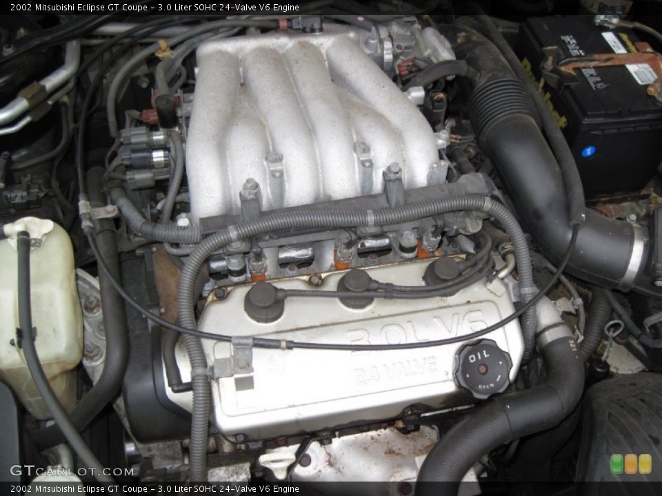 3.0 Liter SOHC 24-Valve V6 Engine for the 2002 Mitsubishi Eclipse #56664801