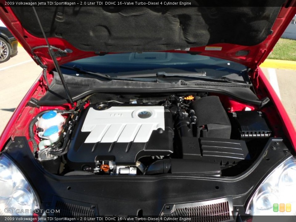 2.0 Liter TDI  DOHC 16-Valve Turbo-Diesel 4 Cylinder Engine for the 2009 Volkswagen Jetta #56665523