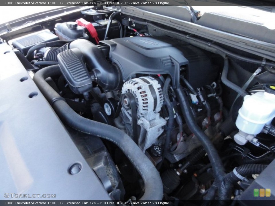 6.0 Liter OHV 16-Valve Vortec V8 Engine for the 2008 Chevrolet Silverado 1500 #56688227