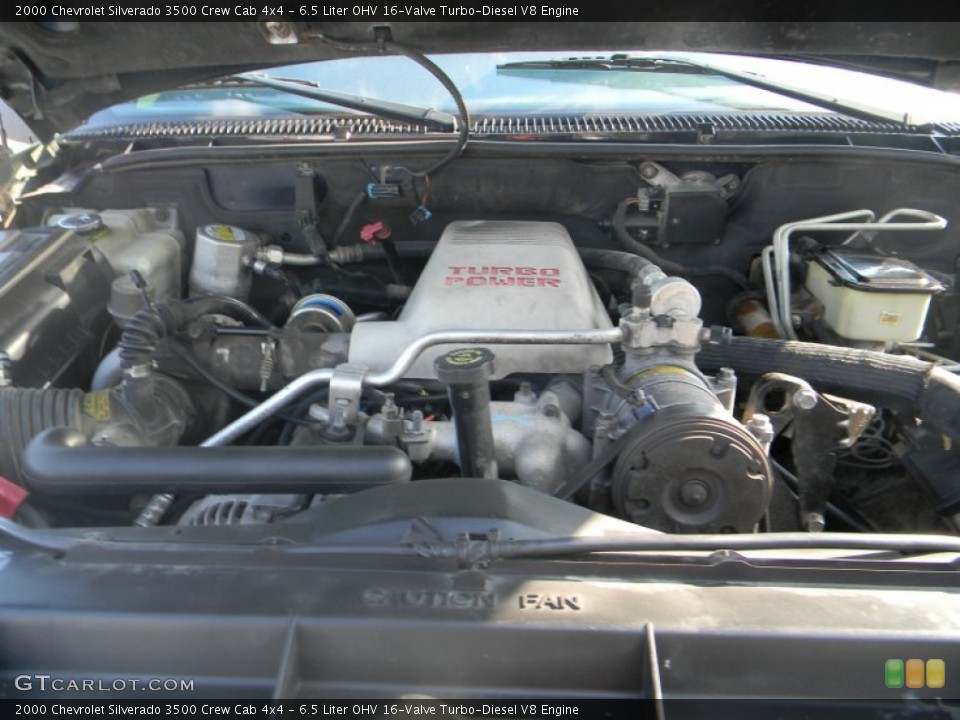 6.5 Liter OHV 16-Valve Turbo-Diesel V8 Engine for the 2000 Chevrolet Silverado 3500 #56688779
