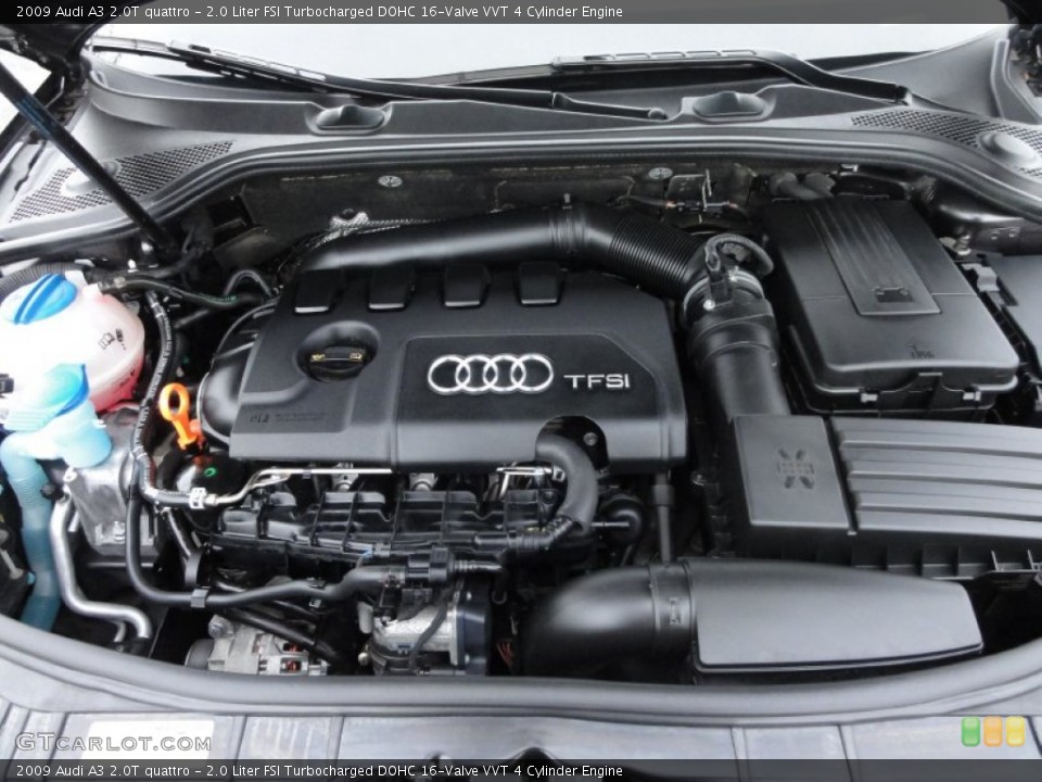 2.0 Liter FSI Turbocharged DOHC 16-Valve VVT 4 Cylinder Engine for the 2009 Audi A3 #56689052