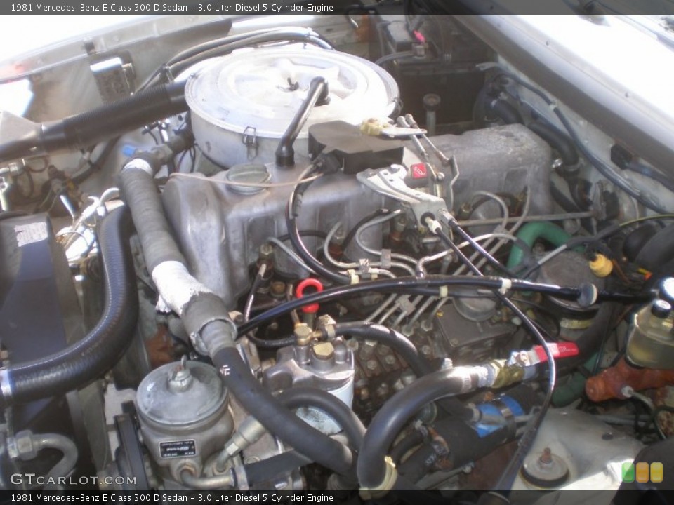 Mercedes five-cylinder diesel engine #4