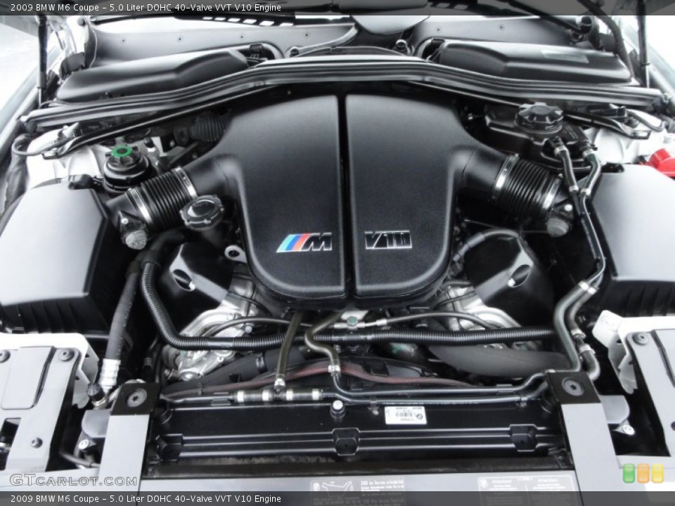 5.0 Liter DOHC 40-Valve VVT V10 Engine for the 2009 BMW M6 #56690881