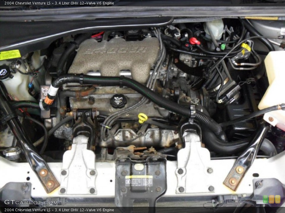 3.4 Liter OHV 12-Valve V6 Engine for the 2004 Chevrolet Venture #56693280