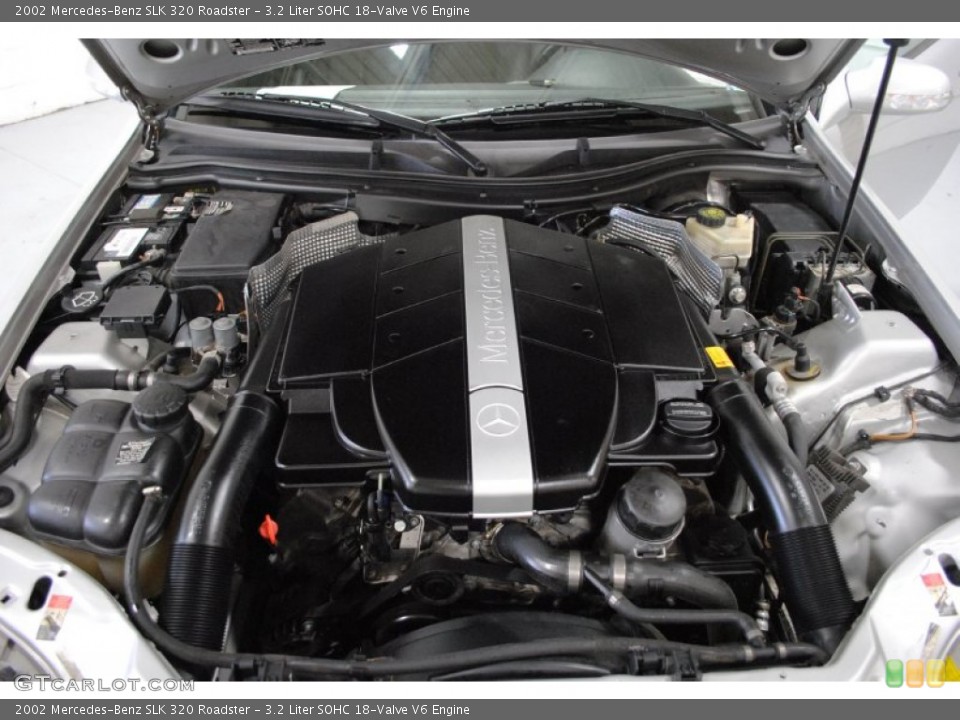3.2 Liter SOHC 18-Valve V6 2002 Mercedes-Benz SLK Engine