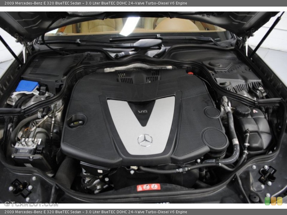3.0 Liter BlueTEC DOHC 24-Valve Turbo-Diesel V6 Engine for the 2009 Mercedes-Benz E #56696589