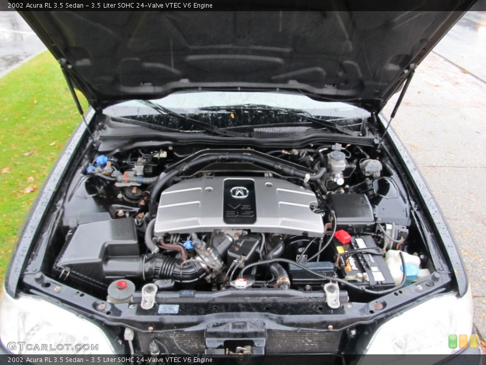3.5 Liter SOHC 24-Valve VTEC V6 2002 Acura RL Engine
