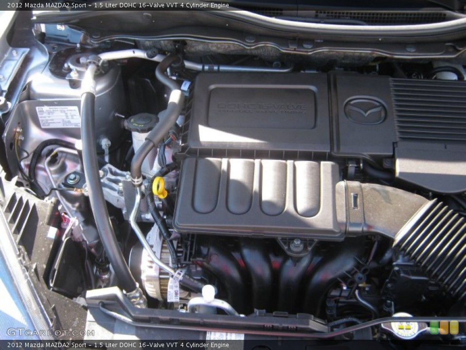 1.5 Liter DOHC 16-Valve VVT 4 Cylinder Engine for the 2012 Mazda MAZDA2 #56712344
