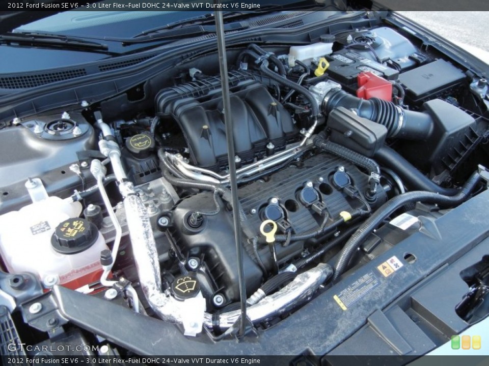 3.0 Liter Flex-Fuel DOHC 24-Valve VVT Duratec V6 Engine for the 2012 Ford Fusion #56713385
