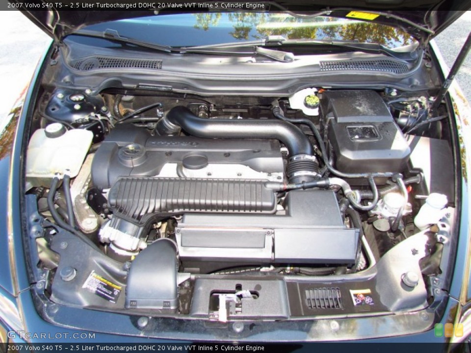 2.5 Liter Turbocharged DOHC 20 Valve VVT Inline 5 Cylinder Engine for the 2007 Volvo S40 #56716460