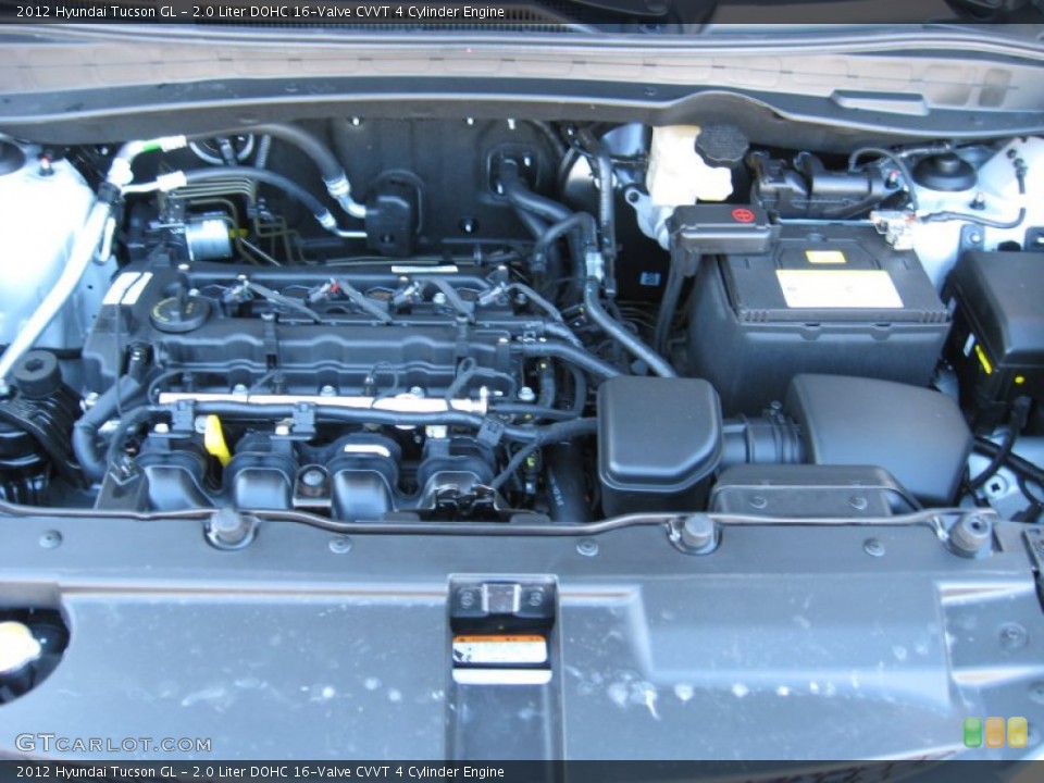 2.0 Liter DOHC 16-Valve CVVT 4 Cylinder Engine for the 2012 Hyundai Tucson #56726312