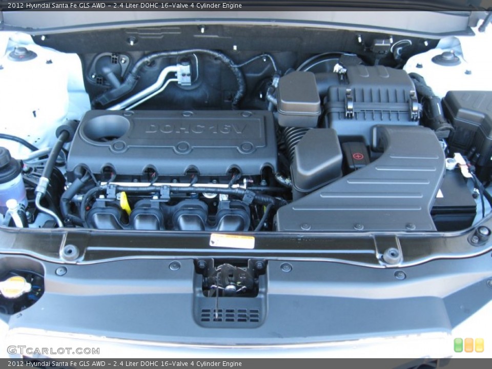 2.4 Liter DOHC 16-Valve 4 Cylinder Engine for the 2012 Hyundai Santa Fe #56727570