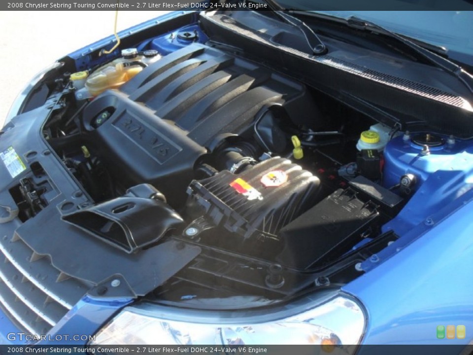 2.7 Liter Flex-Fuel DOHC 24-Valve V6 Engine for the 2008 Chrysler Sebring #56729828
