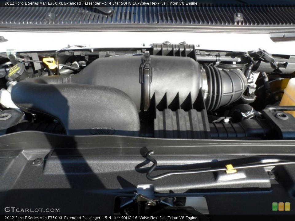 5.4 Liter SOHC 16-Valve Flex-Fuel Triton V8 Engine for the 2012 Ford E Series Van #56746461