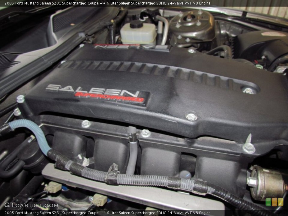4.6 Liter Saleen Supercharged SOHC 24-Valve VVT V8 Engine for the 2005 Ford Mustang #56759118