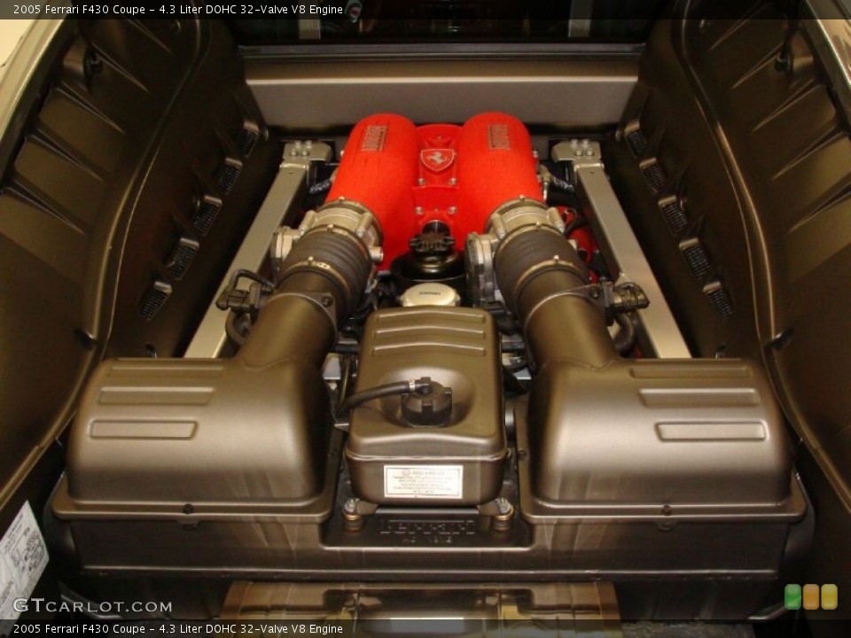 4.3 Liter DOHC 32-Valve V8 2005 Ferrari F430 Engine