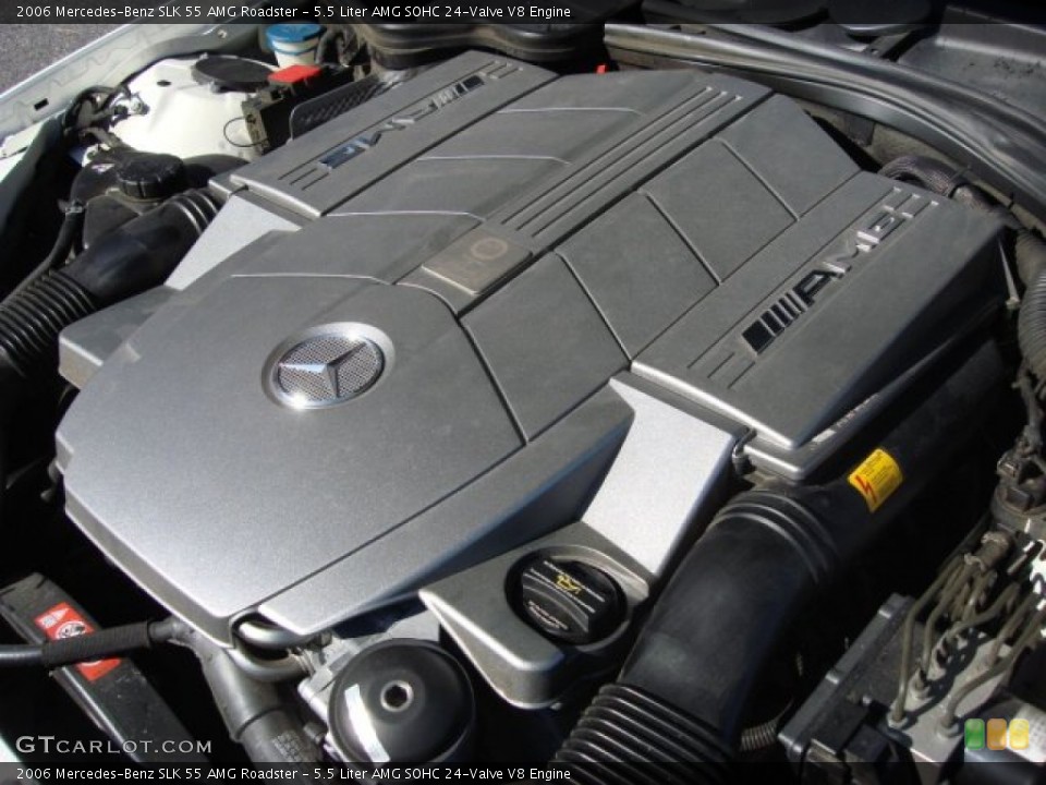 5.5 Liter AMG SOHC 24-Valve V8 Engine for the 2006 Mercedes-Benz SLK #56763576