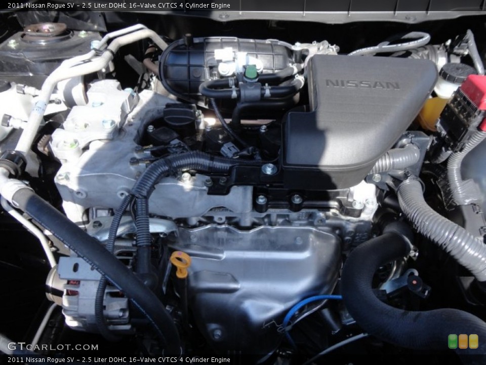 2.5 Liter DOHC 16-Valve CVTCS 4 Cylinder Engine for the 2011 Nissan Rogue #56763651