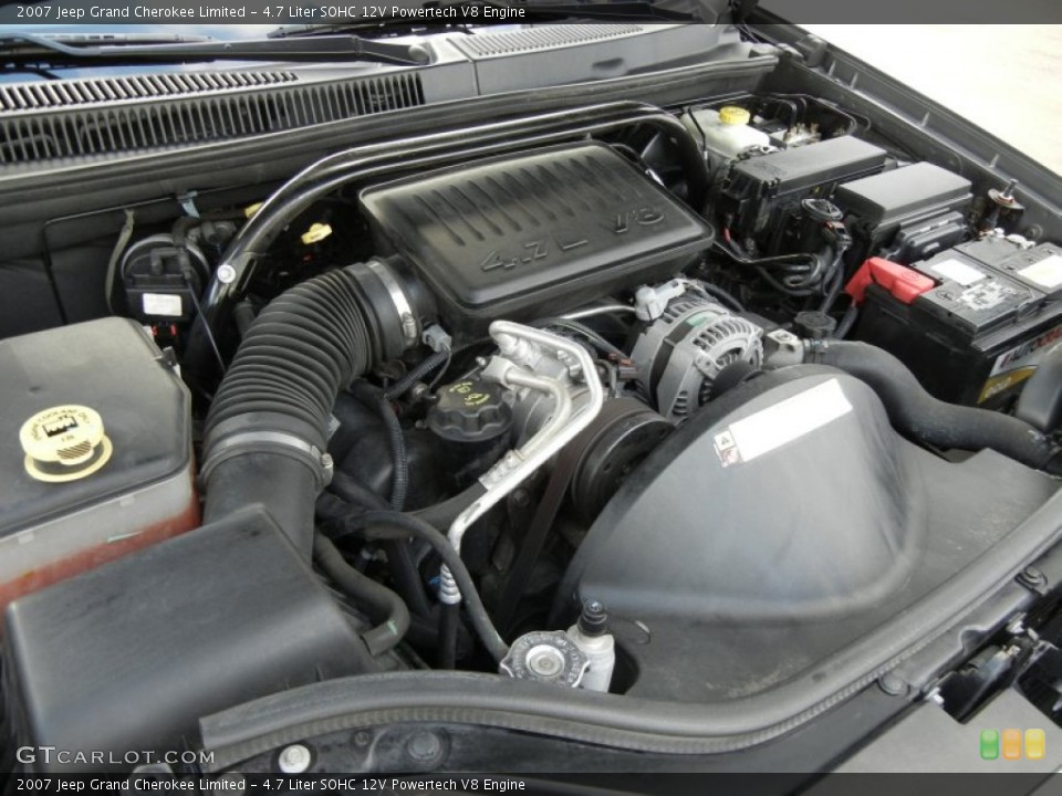 4.7 Liter SOHC 12V Powertech V8 Engine for the 2007 Jeep Grand Cherokee #56767577
