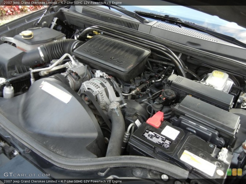 4.7 Liter SOHC 12V Powertech V8 Engine for the 2007 Jeep Grand Cherokee #56767587