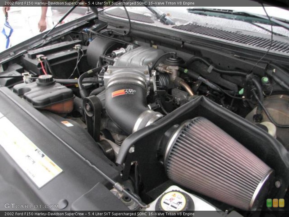 5.4 Liter SVT Supercharged SOHC 16-Valve Triton V8 Engine for the 2002 Ford F150 #56769920