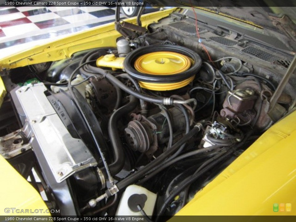 350 cid OHV 16-Valve V8 Engine for the 1980 Chevrolet Camaro #56773479